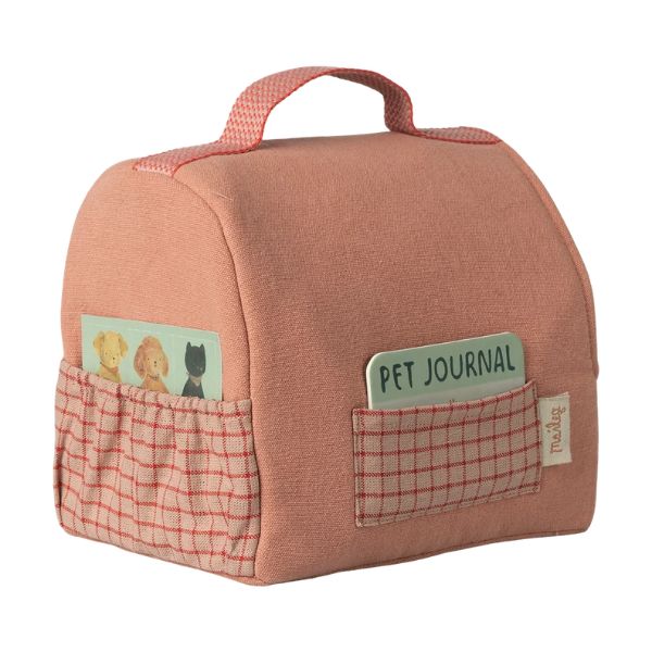Maileg Pet Supply, Carrier Coral