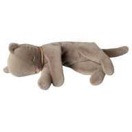 Maileg Sleeping Kitten plush, medium Grey