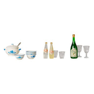Maileg Soup Set Mouse 13-piece miniature dining set