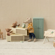 Maileg Baby Girl Mouse, Sleepy/Wakey In A Matchbox