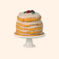 Maileg Party Cake and Cake Stand, Mouse