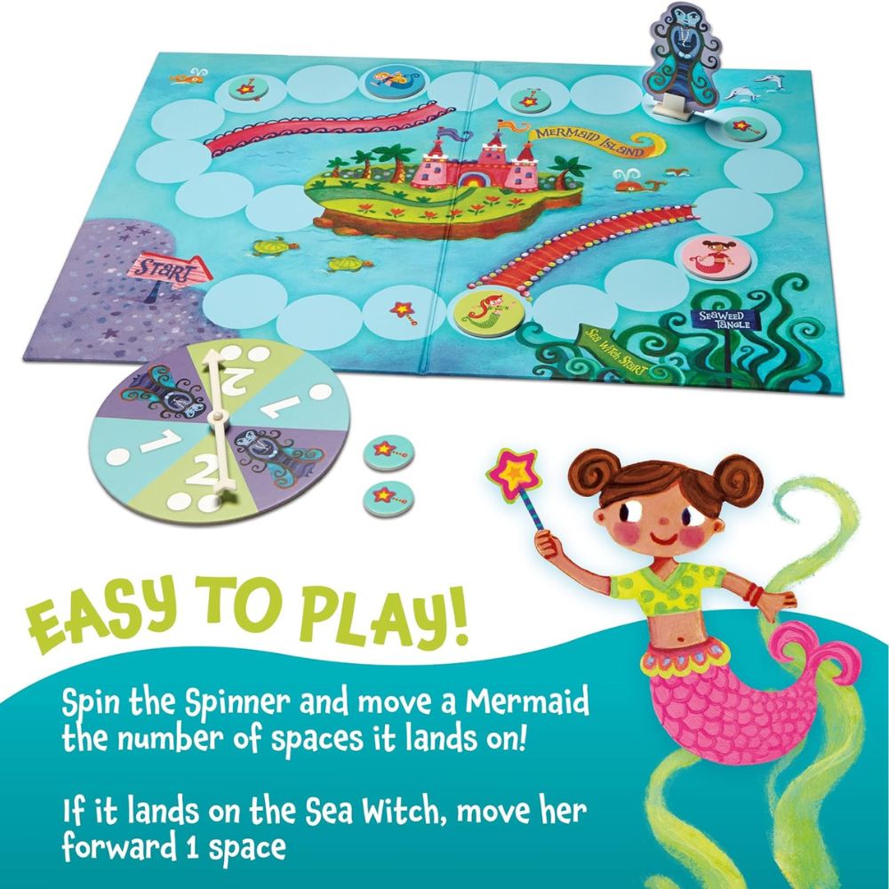 Peaceable Kingdom - Mermaid Island Cooperative Game
