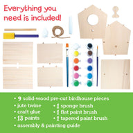 MindWare Make Your Own Wooden Bird House