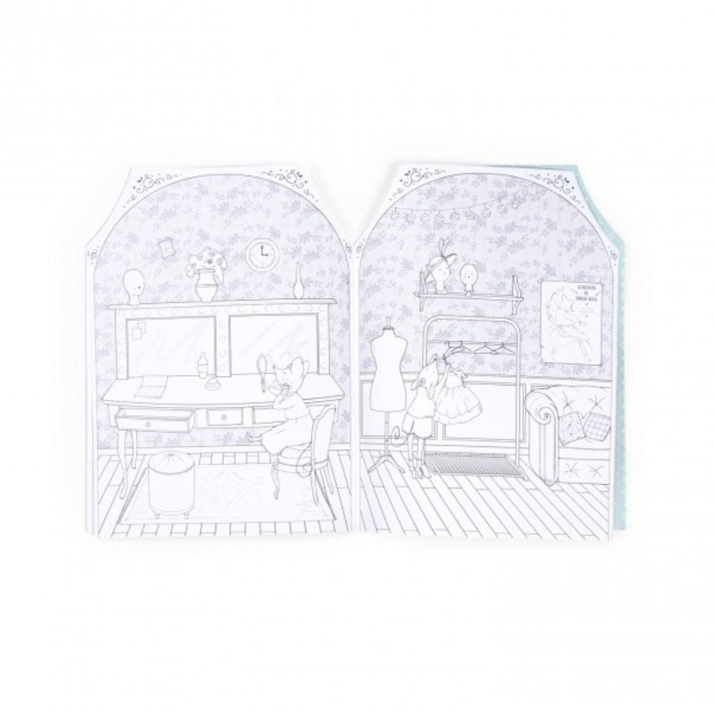 Moulin Roty Colouring and Sticker Book