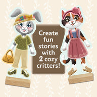 Peaceable Kingdom Magnetic Dress-up Cozy Critters Playset