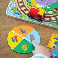 Peaceable Kingdom Round the Mountain Cooperative Train Game