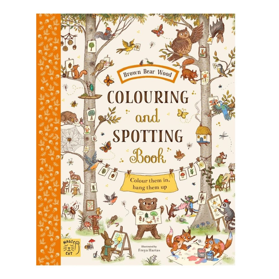 Brown Bear Wood Colouring & Observation Book