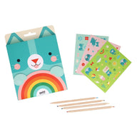 Petit Collage Carry Along Kitten Sketch Book Set