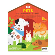 Petit Collage Pets Colouring Book & Stickers