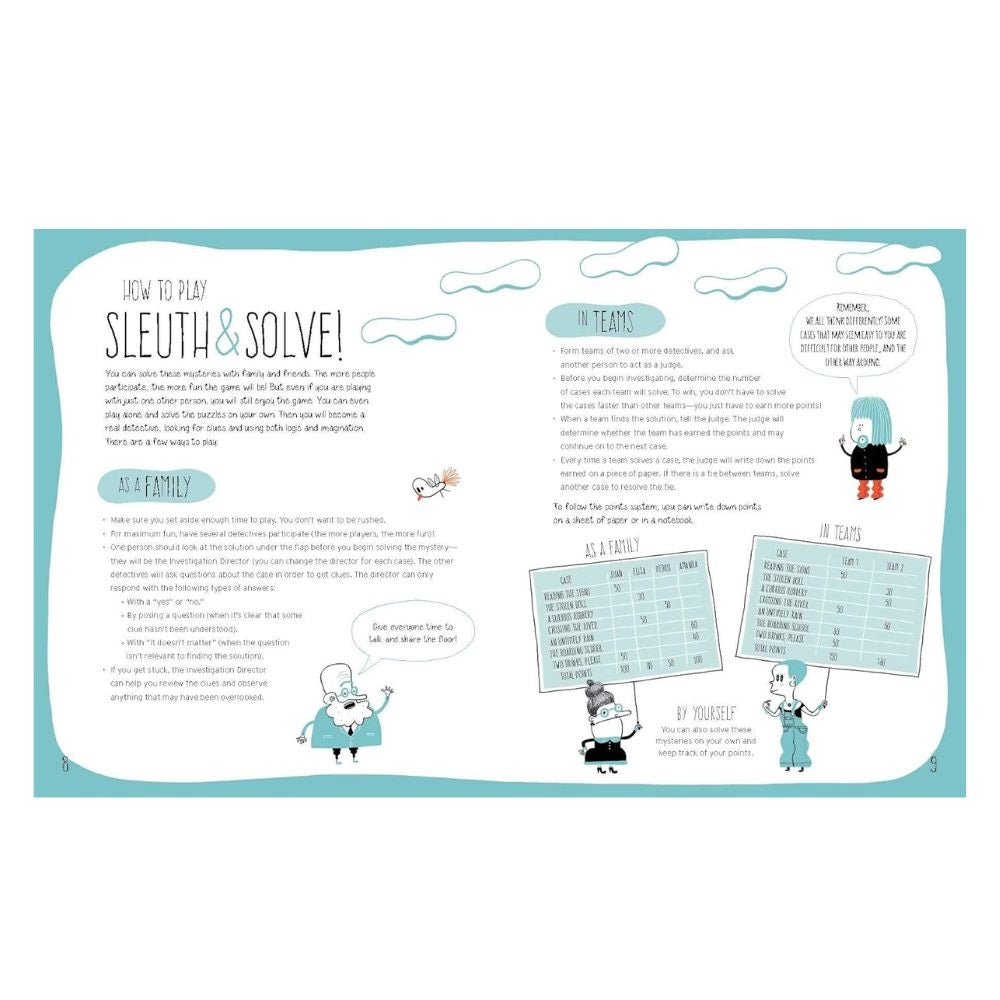 Sleuth & Solve Mystery Book