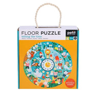 Petit Collage Tell The Time Floor Puzzle - 25pcs