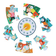 Petit Collage Tell The Time Floor Puzzle - 25pcs