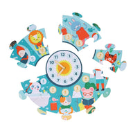Petit Collage Tell The Time Floor Puzzle - 25pcs