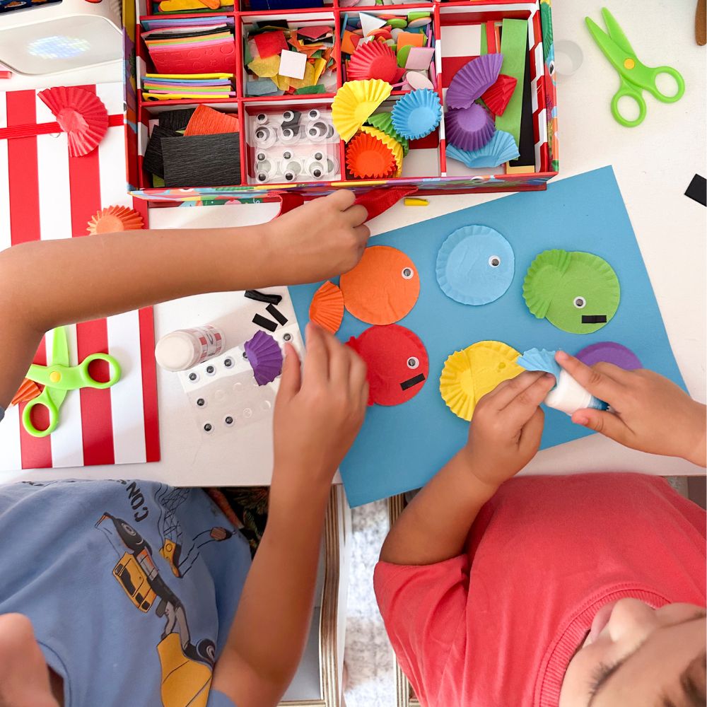 Craft Box For Kids - Pets Carnival Collage Sensory My Creative Box