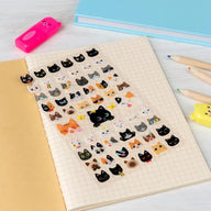 Rex London 3D Puffy Stickers - Quirky Cats