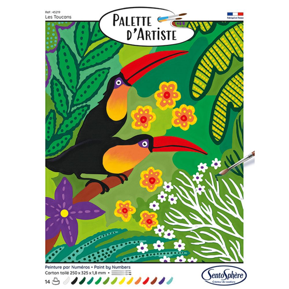 Sentosphere Artist's Palette - Toucans