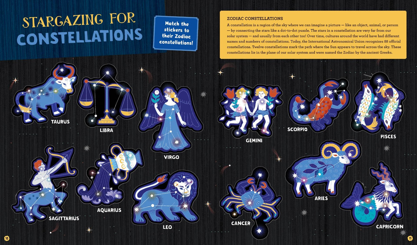 solar system sticker book