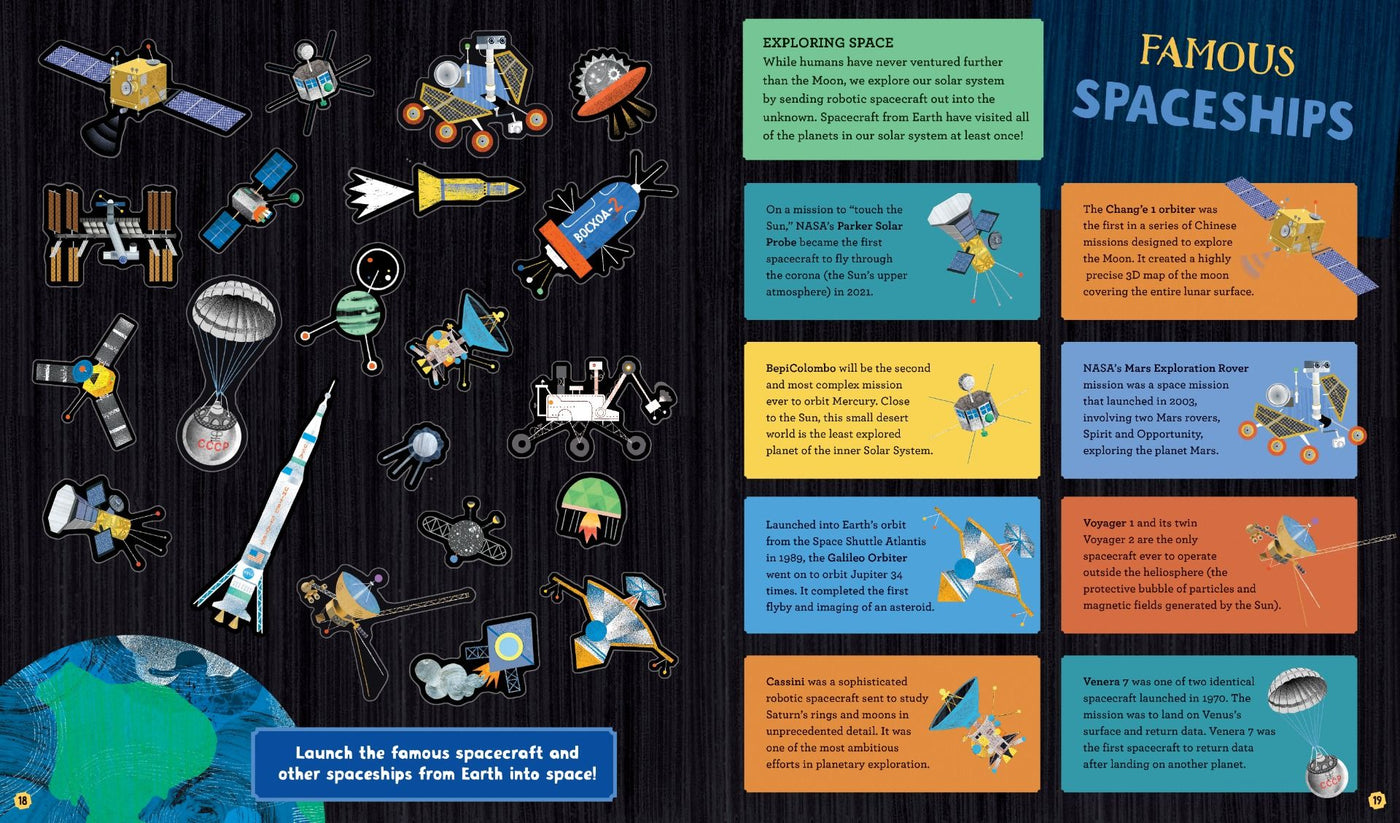solar system sticker book