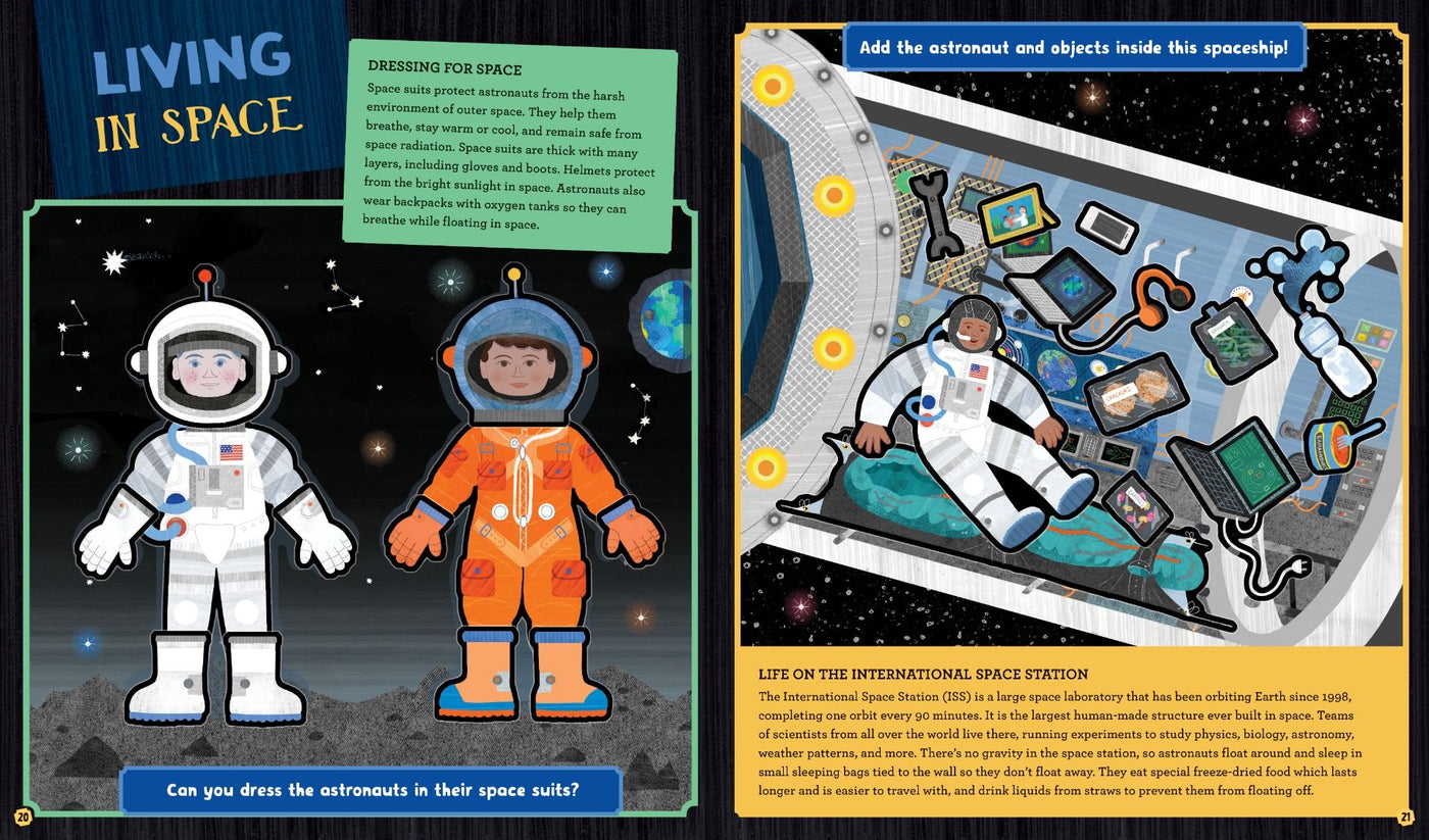 solar system sticker book