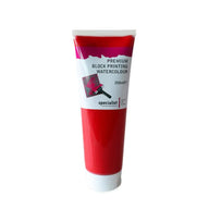 Specialist Crafts Premium Block Printing Watercolours - 250ml Tubes red