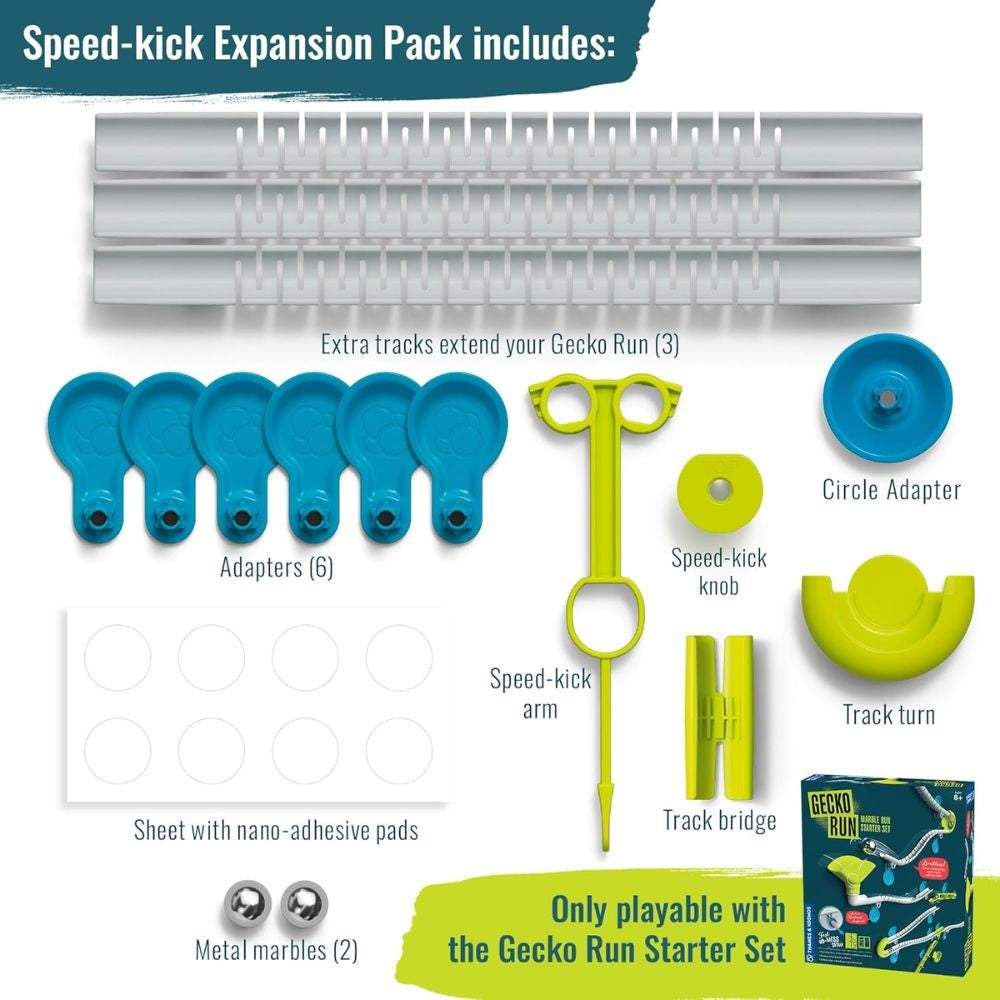 Thames & Kosmos Gecko Marble Run Expansion - Speed Kick