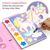 Tiger Tribe Paint-A-Picture Set - Unicorn Skies