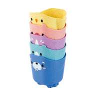 kids stacking cups