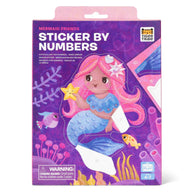 Tiger Tribe Sticker By Numbers - Mermaid Friends - Travel Activity Set
