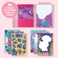 Tiger Tribe Sticker By Numbers - Mermaid Friends - Travel Activity Set
