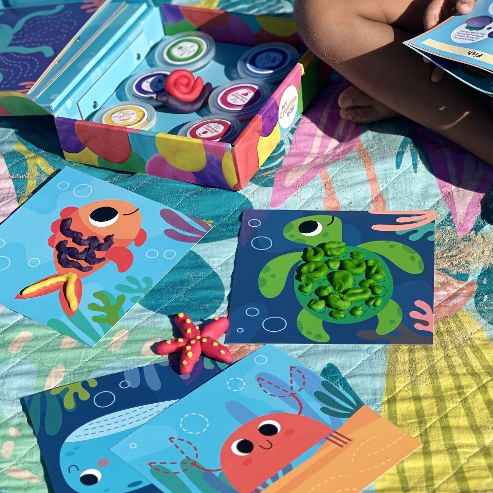 Under The Sea Dough Sensory Kids Craft Kit - My Creative Box
