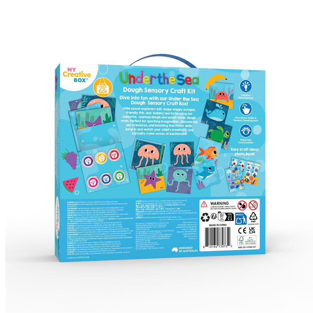Under The Sea Dough Sensory Kids Craft Kit - My Creative Box