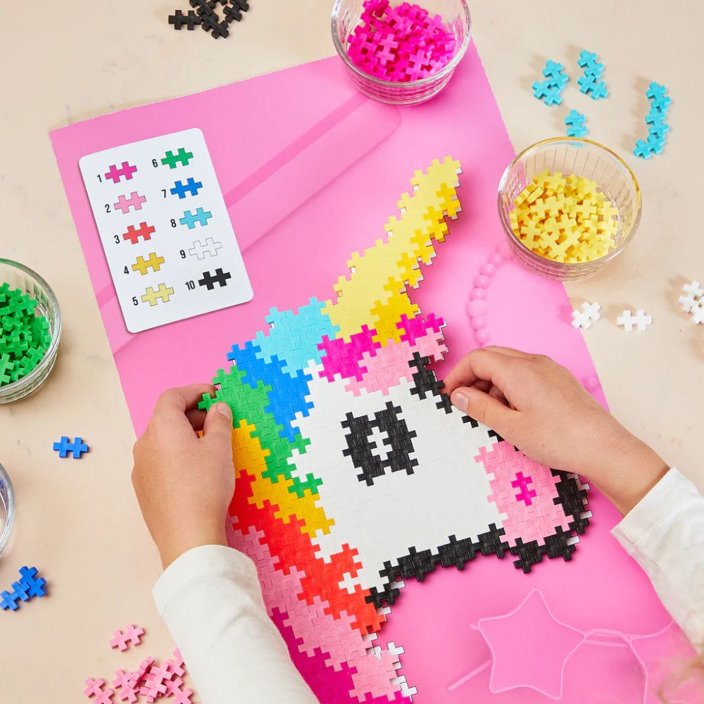 Building Set for Girls 5 years+ - Unicorn Puzzle By Numbers