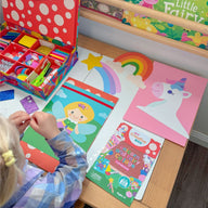 Unicorn and Fairy Collage Sensory Craft Box For Kids - My Creative Box