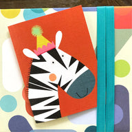 Zebra Birthday Card