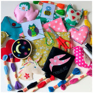 Kids embroidery kit
