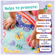 Peaceable Kingdom Shimmery Butterfly Floor Puzzle