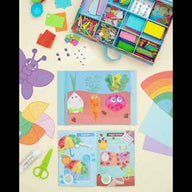 Garden Collage Sensory Craft Box For Kids - Over 1000 pieces!