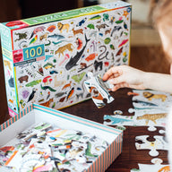 Eeboo Beautiful World 100 Piece Puzzle
