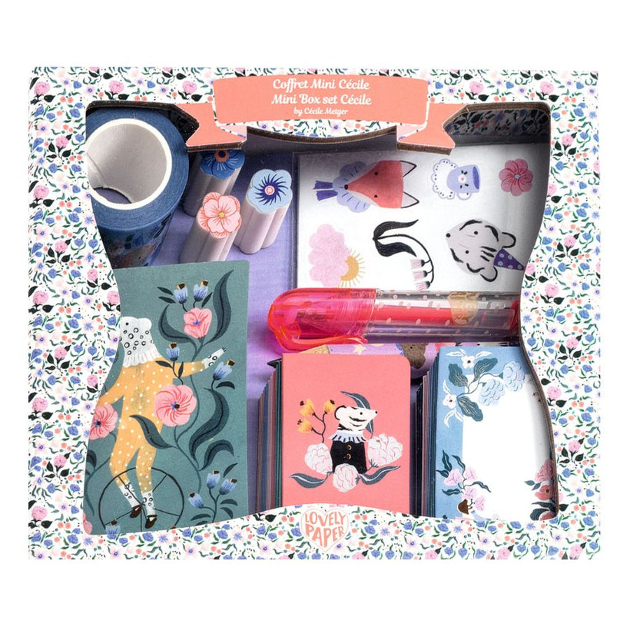 Djeco Lovely Paper - Mini Cecile Box - Children's Stationery Set DD03676