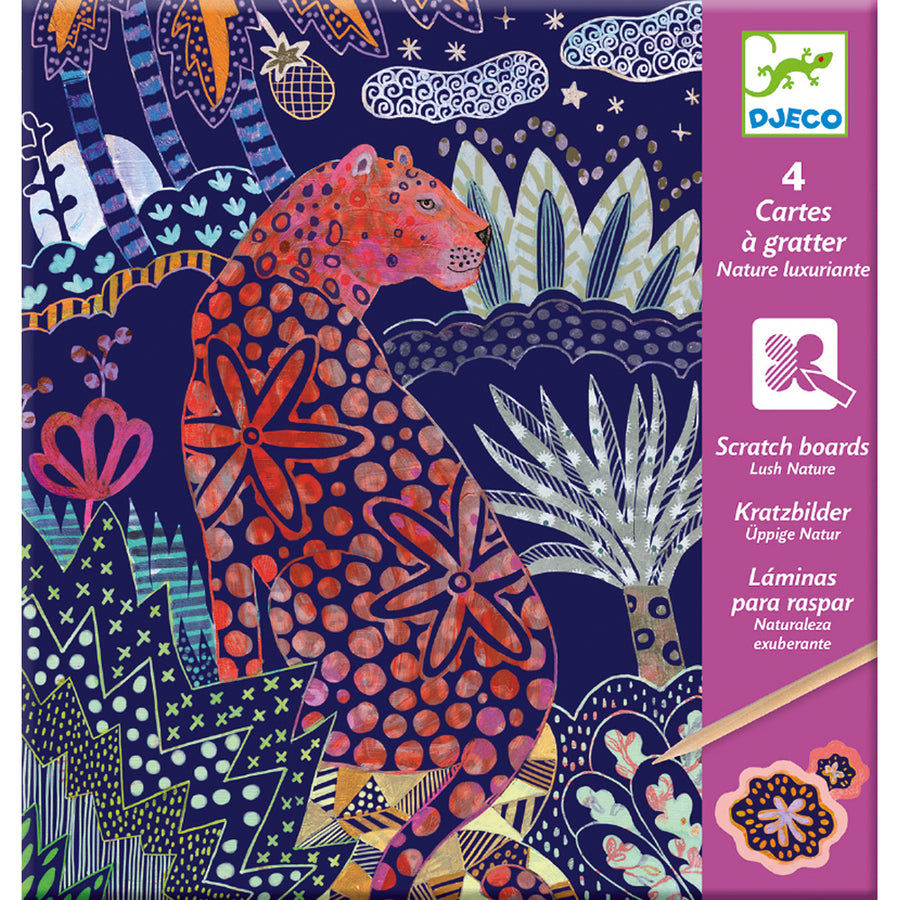Djeco Scratch Boards - Lush Nature DJ09728&nbsp;for children age 7 to 13 years old.