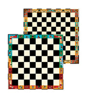 Kids chess and draughts set