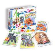 Aquarellum Junior Puppies - Paint By Numbers For Kids