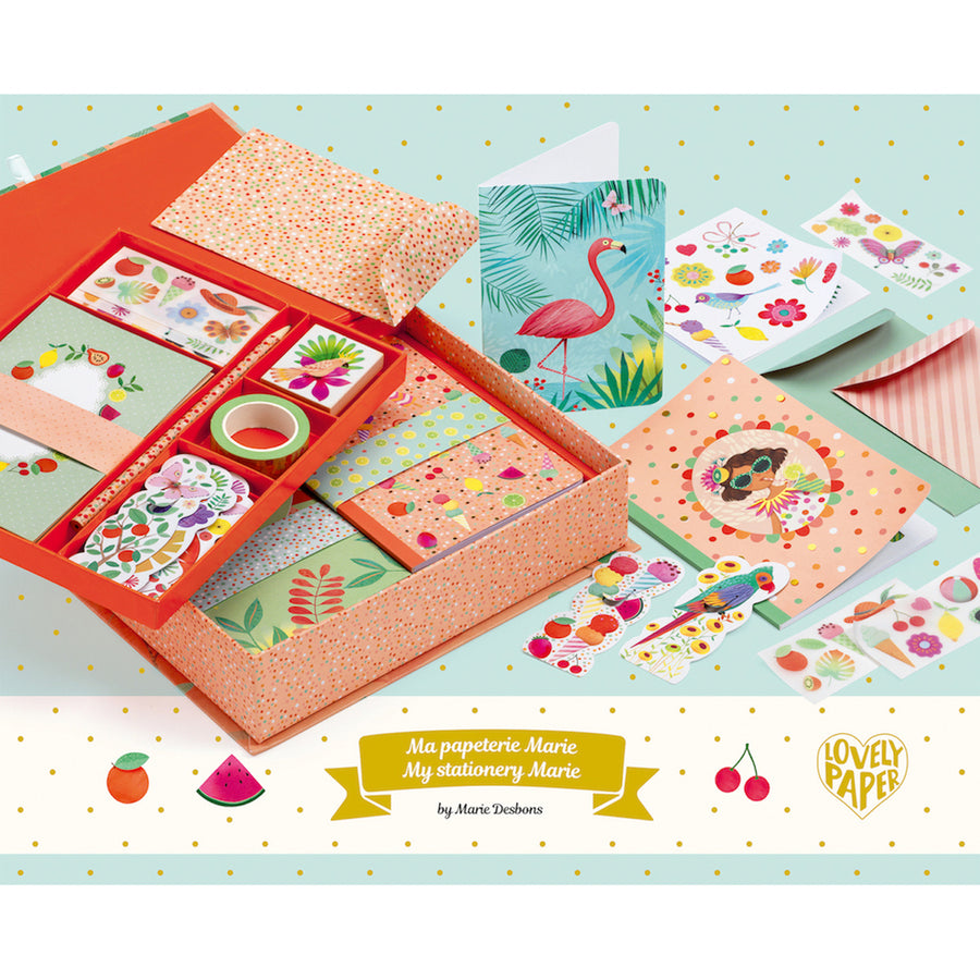 Djeco Lovely Paper - My Stationery Marie Box Set