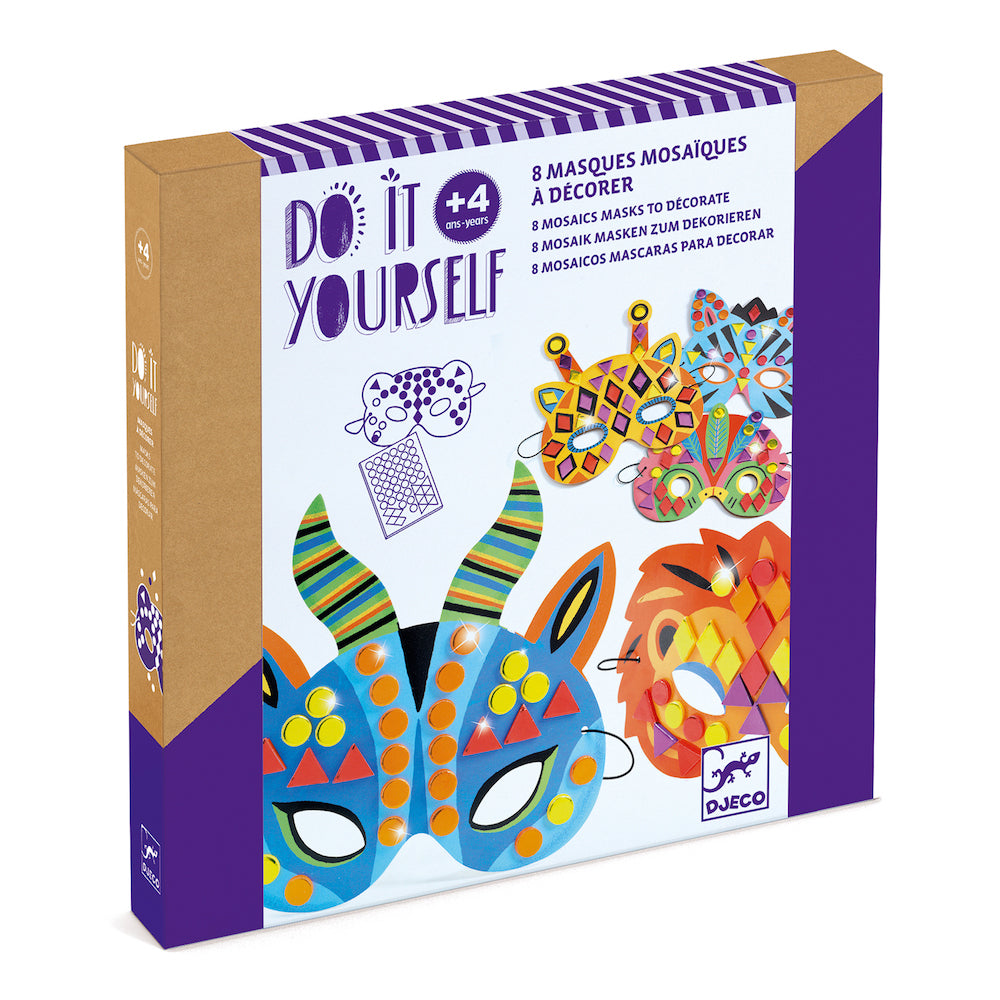 djeco do it yourself mosaic masks
