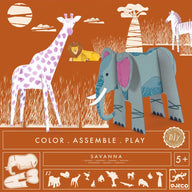 Djeco Colour Assemble Play Savannah