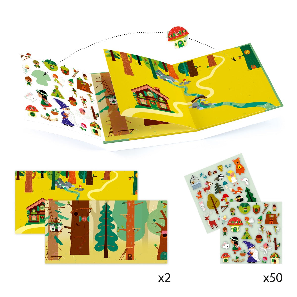 Sticker stories for kids