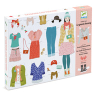 Djeco Paper Dolls - One Big Dressing Room