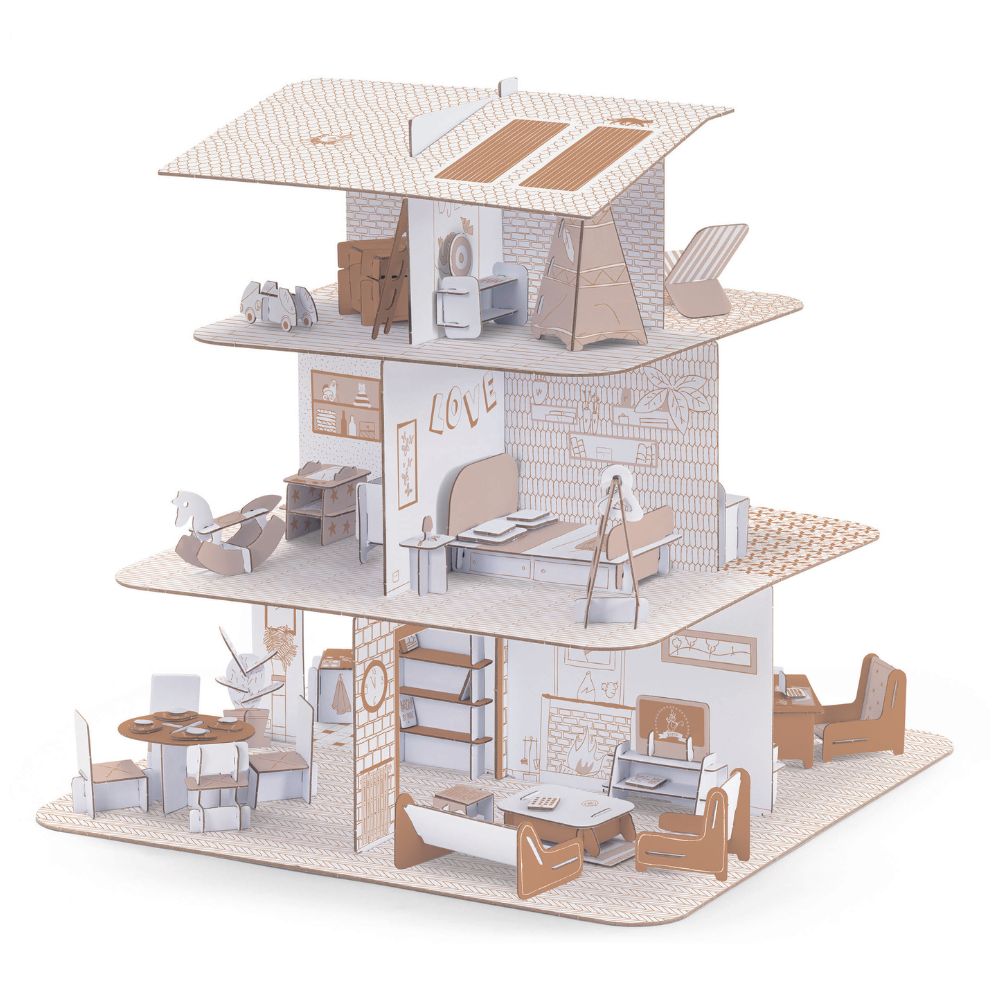 Djeco Colour Assemble Play Doll House