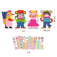Djeco create with stickers