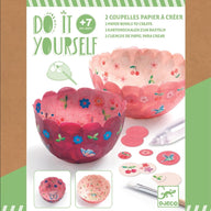 Djeco Do it yourself - 2 paper bowls to create 